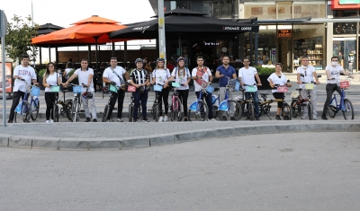Büyükşehir, "Bisikletli Ulaşım Farkındalık" turu düzenledi