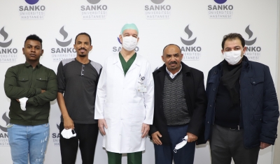 Sudan’dan şifa bulmak için SANKO Hastanesi’ne geldi