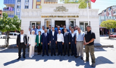 Fadıloğlu ile Yüksel, Karacaoğlan sakinlerini ziyaret ettiler