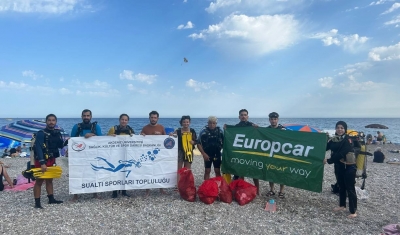 Akdeniz Üniversitesi Su Altı Topluluğu’nun Gönüllü Çalışmalarına Europcar Türkiye’den Destek