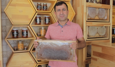 Gaziantep’te bal sağımına başlandı