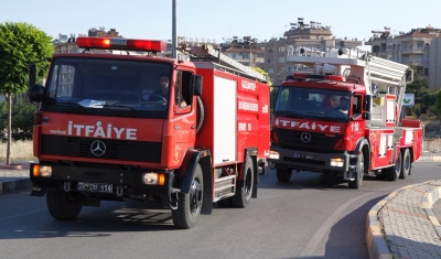 Gaziantep'te Balıkçıda Yangın