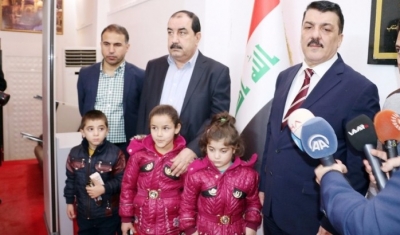 3 Ezidi çocuk Suriye'de bulunarak Gaziantep'e getirildi