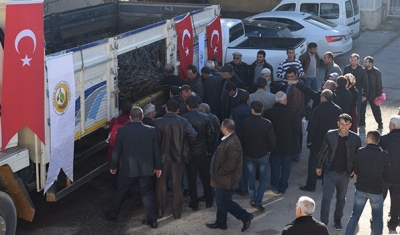 Gaziantep'te, arı yetiştiriciliğine 7500 adet fidan dağıtıldı