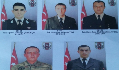 Afrin şehitleri memleketlerine uğurlandı