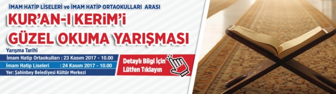 İmam Hatip Liseleri ve İmam Hatip Ortaokulları Arası Kur’an-I Kerimi Güzel Okuma Yarışması