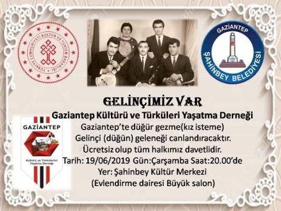 Gelinçimiz var