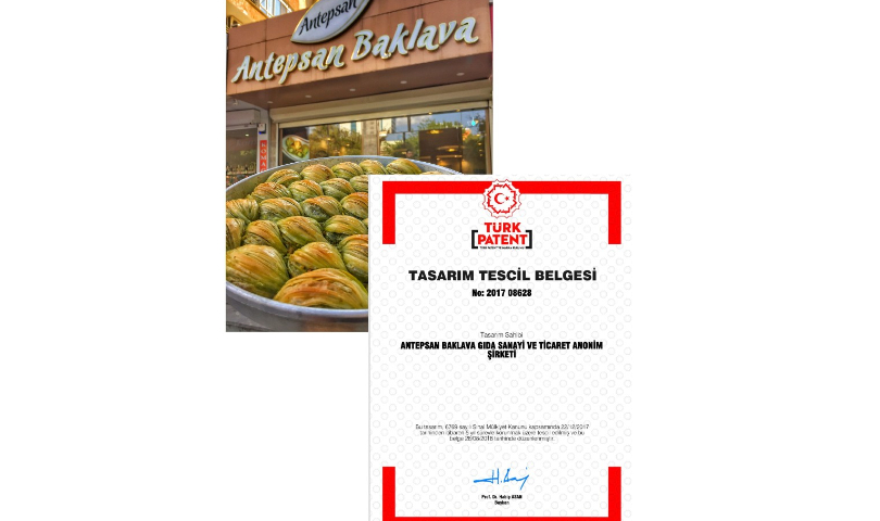 Midye baklavanın patentini Antepsan baklava aldı