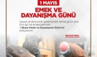 Vali Davut Gül’ün 1 Mayıs Emek ve Dayanışma  Günü mesajı