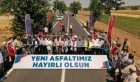 5 köyü kapsayan grup yolu yenilendi